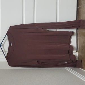 Mono B mineral washed long sleeve tee